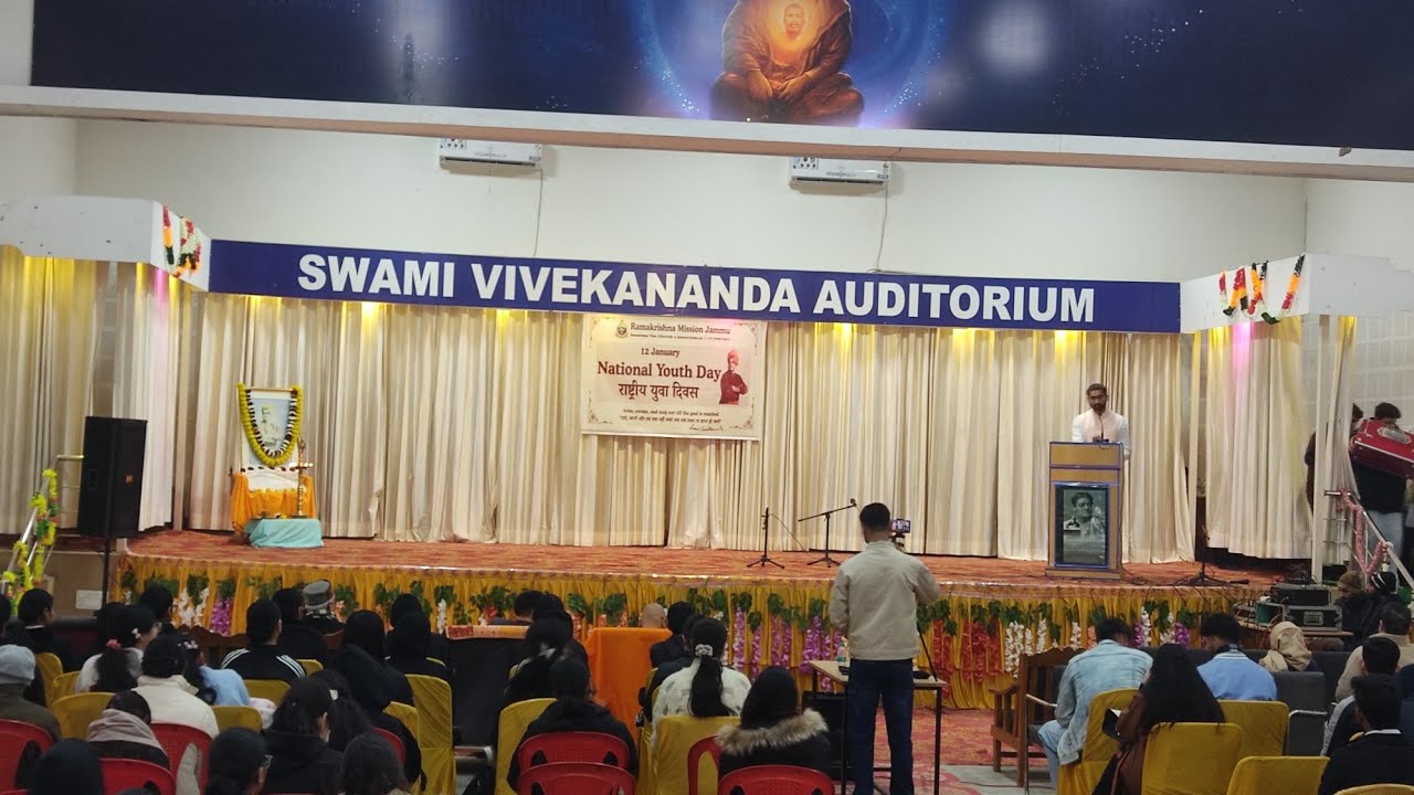 National Youth day Celebration| Swami Vivekanand Auditorium Jammu #nationalyouthday #12january