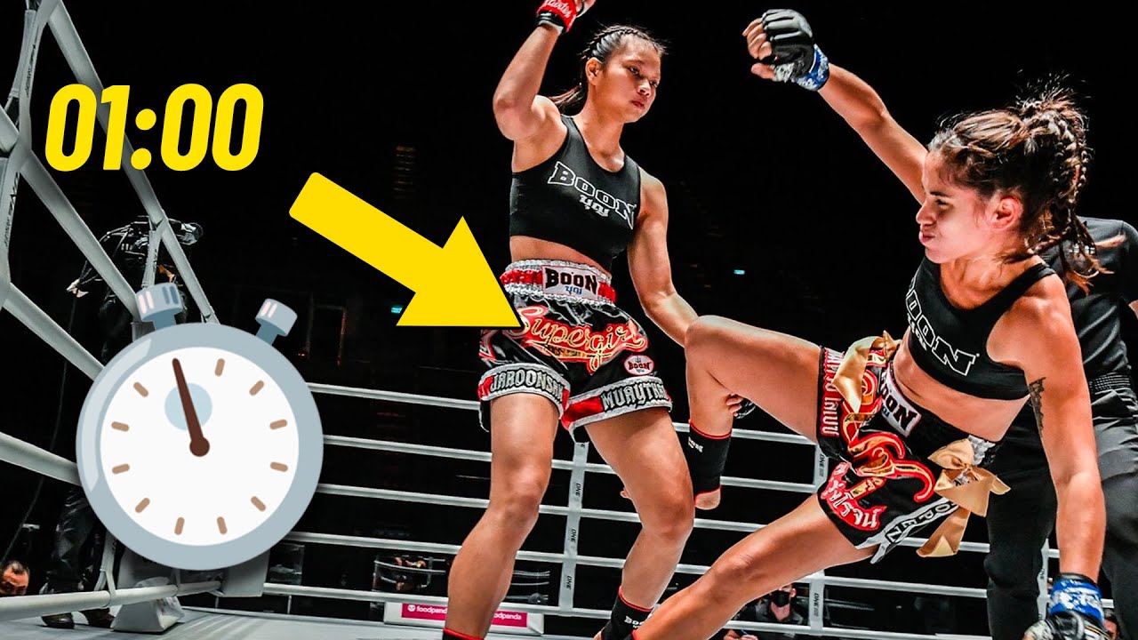 FASTEST Muay Thai KNOCKOUTS