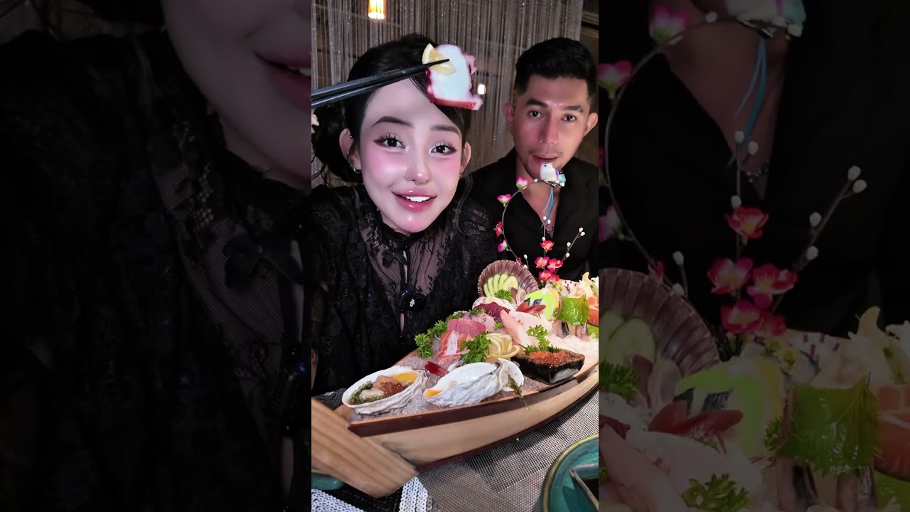Cũng đi ăn Shushi cho bằng chị em kkk , mà ko sang bằng hoyyyy 😜