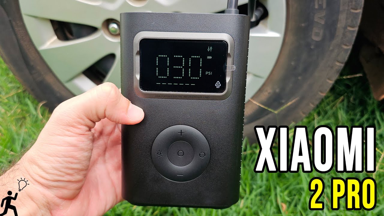 XIAOMI 2 PRO AIR PUMP - MINI COMPRESSOR BOMBA DE AR PORTÁTIL SUPER POTENTE