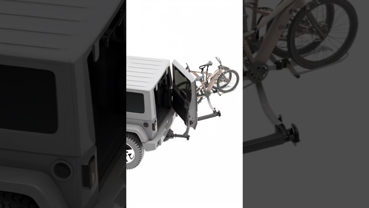 Swing Open, Load Easy, Live Fully&mdash;Your Next Ride Starts Here  #hyperax #swingaway #bikerack