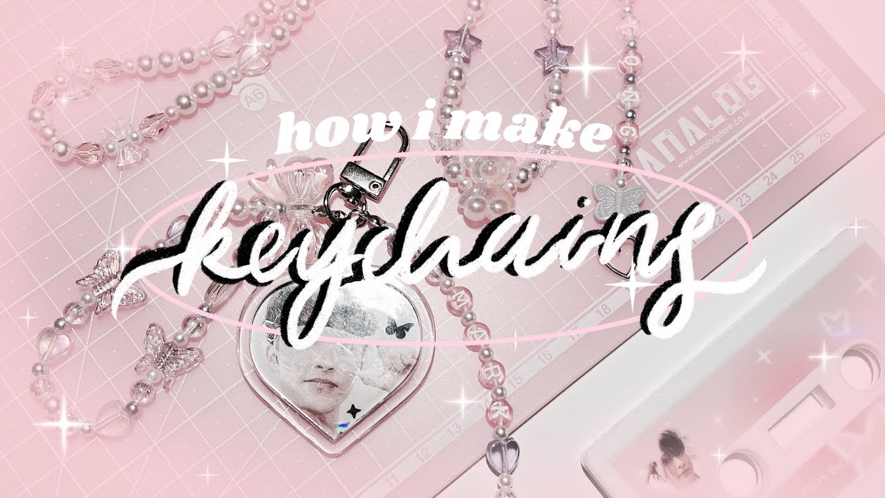 how i make kpop keychains ୨˚̣̣̣͙୧¨*✼