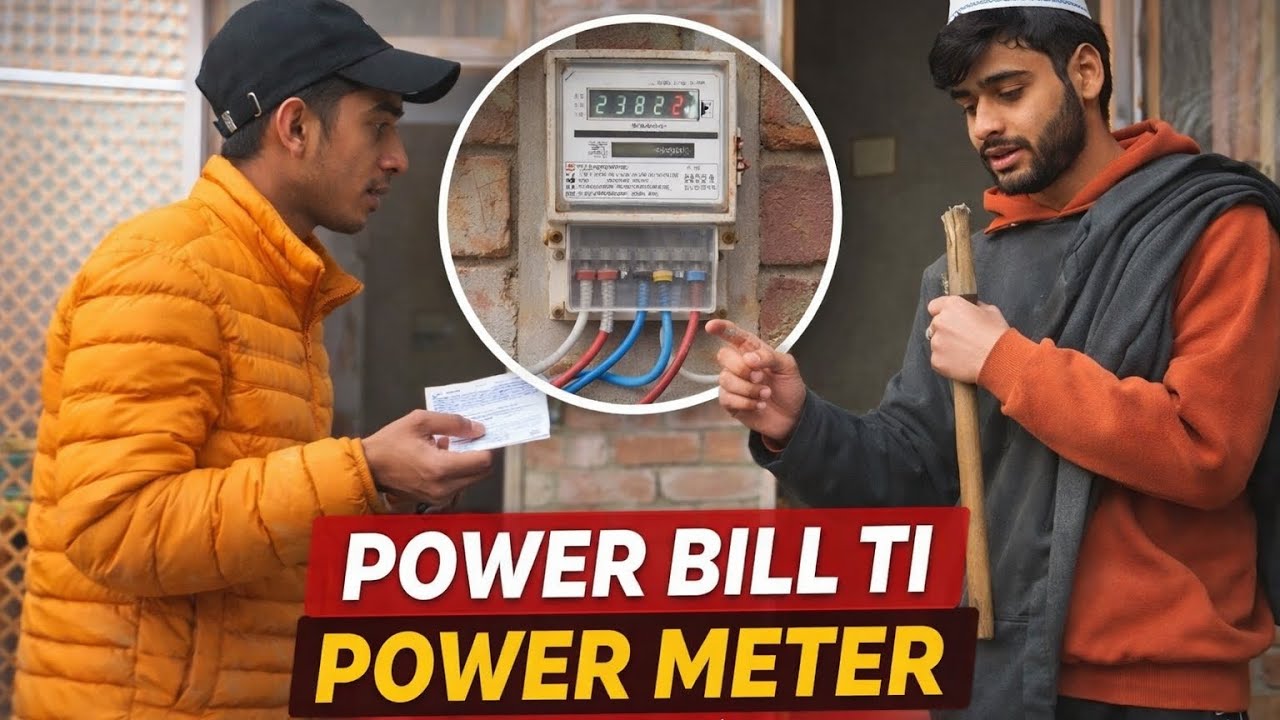 Power bill ti power meter (part 1) kashmiri drama 