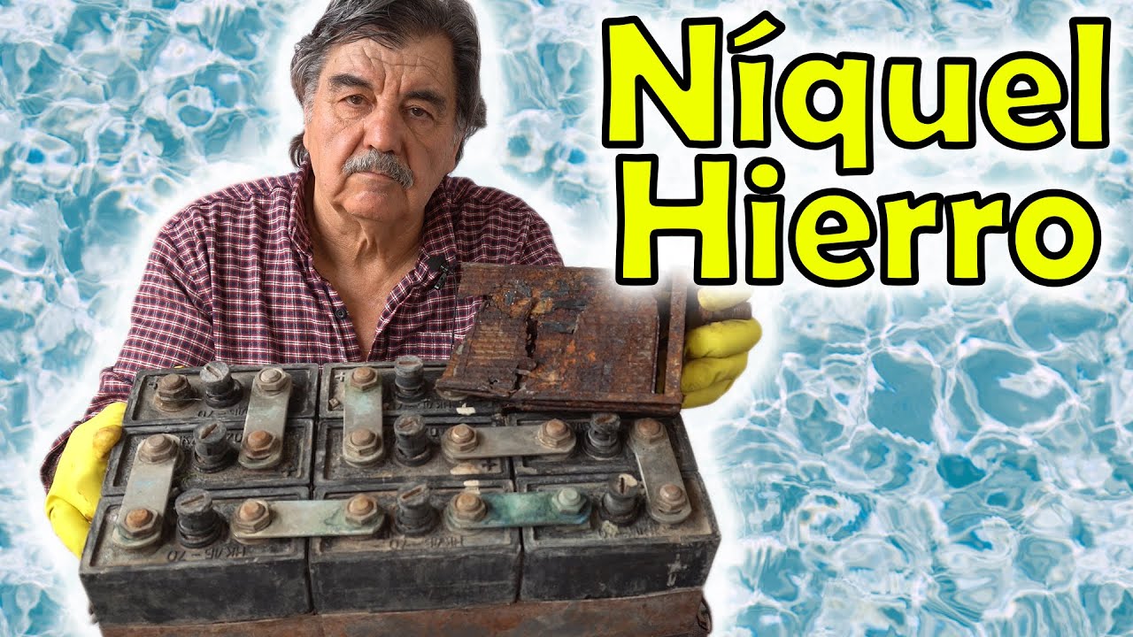 Desarmo una BATERÍA de NÍQUEL HIERRO (NiFe)!!!