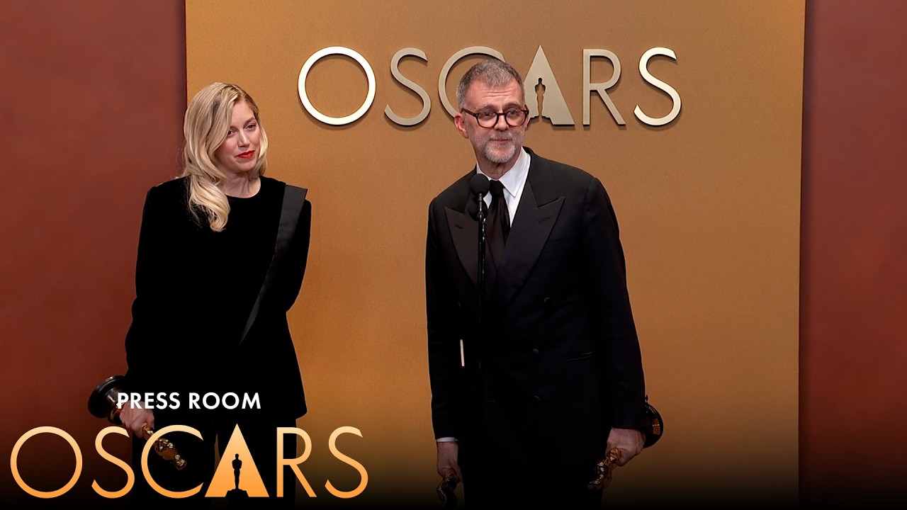 One Battle After Another Best Picture Press Room Speech | 98th Oscars (2026)
