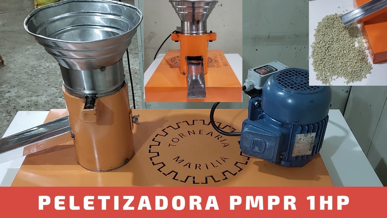 PELETIZADORA PMPR 1HP - Produção até 70kg hora