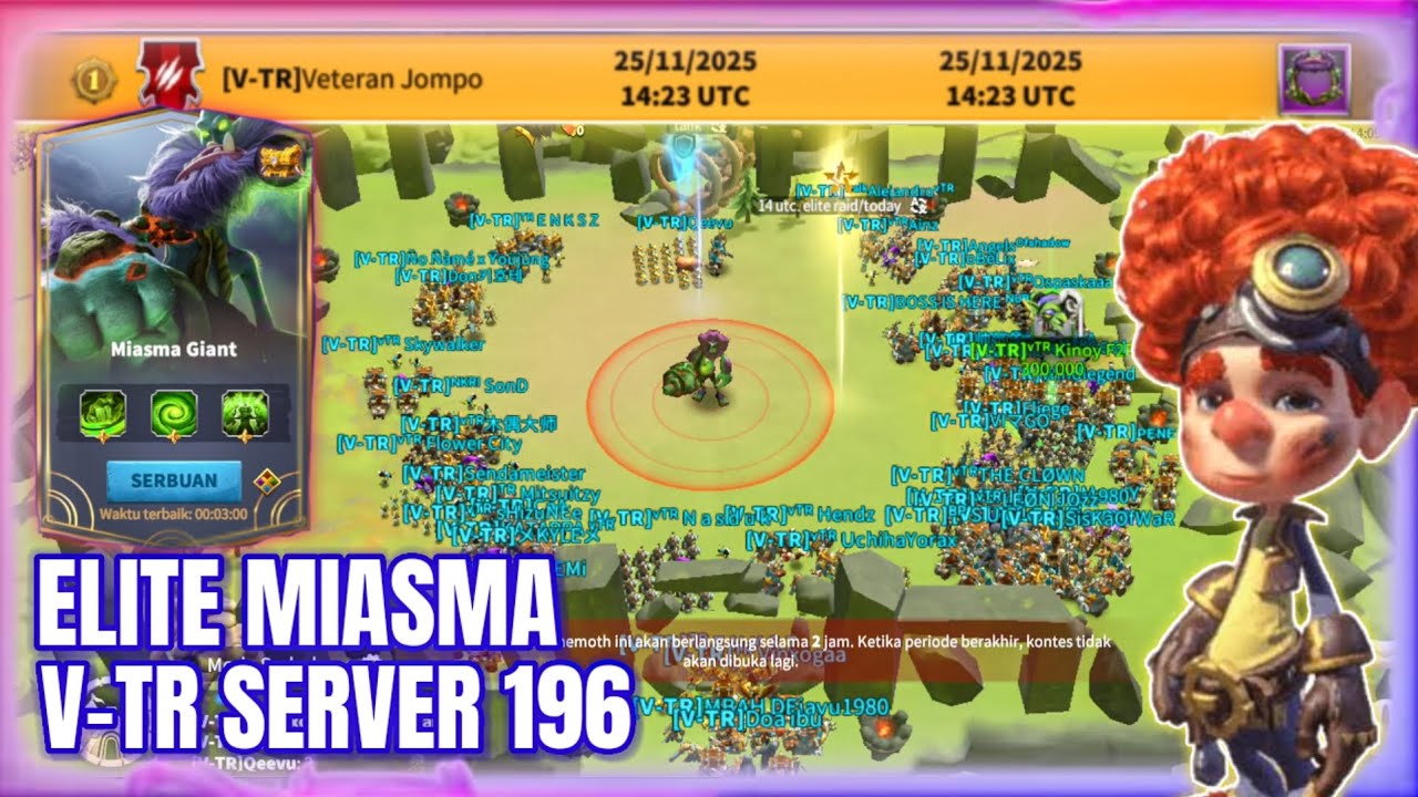 V-TR ELITE MIASMA GIANT‼️first server in KVK - Call of dragons Behemoth