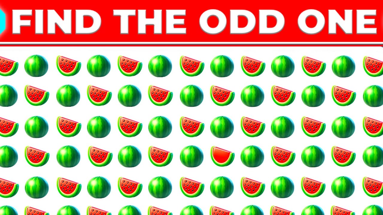 Find the Different Emoji | Hard Puzzle Challenge 🤯🎯