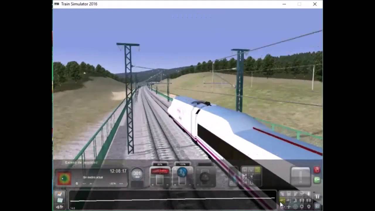 Train Simulator 2016 Renfe Ave S 102 LAV Madrid Valencia Parte 3