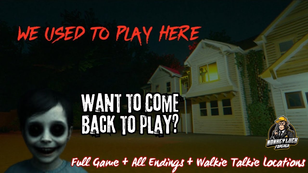 This Horror Game Caught Me OFF GUARD!  | We Used to Play Here | Full Game + All Endings