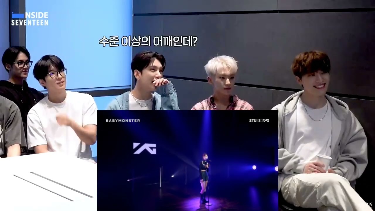 Seventeen react to Rami Babymonster COVER 
