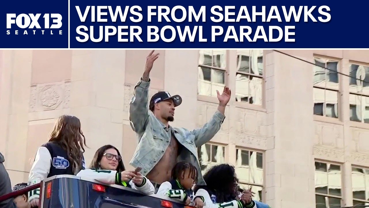 Views from the Seahawks Super Bowl parade | FOX 13 Seattle