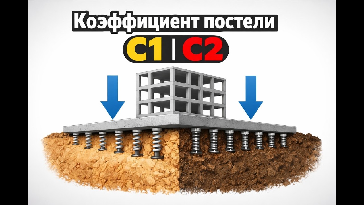 Коэффициент постели С1/С2 - Лира Сапр (Рус)