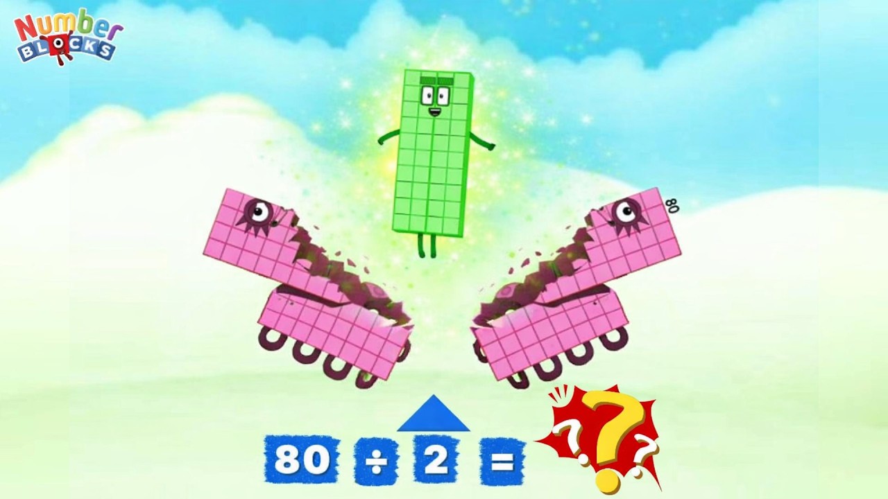 Numberblocks Division for Kids | Learn to Divide Small and Big Numbers Easily | COLORART_ID