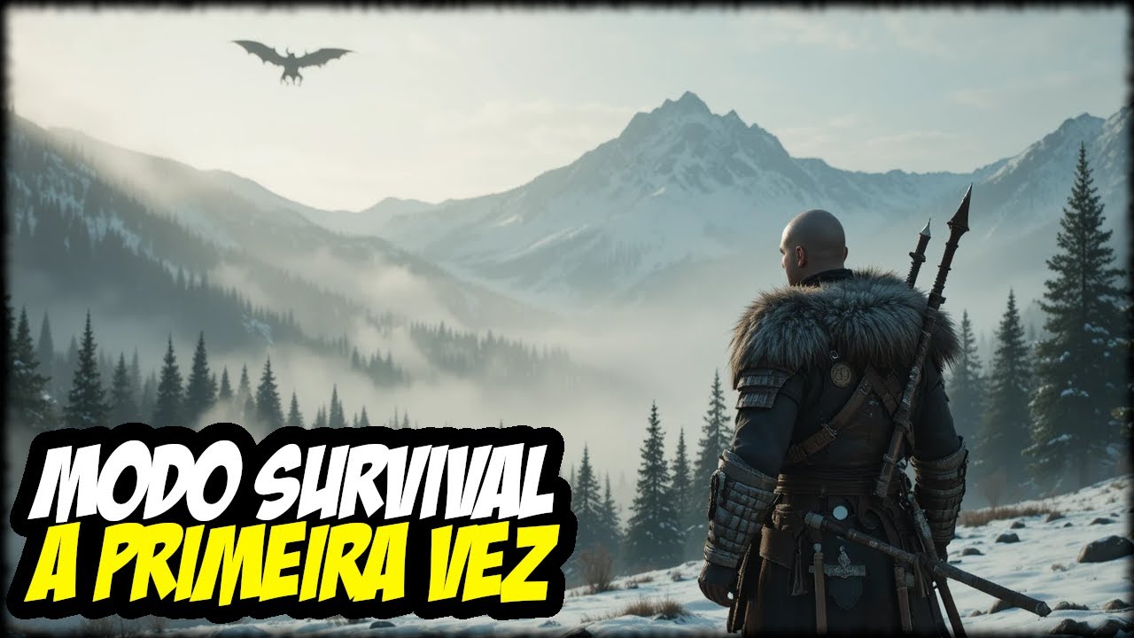 NUNCA JOGUEI SKYRIM! A PRIMEIRA EXPERIÊNCIA DUBLADO EM PORTUGUÊS NO MODO SOBREVIVÊNCIA | SKYRIM 2026