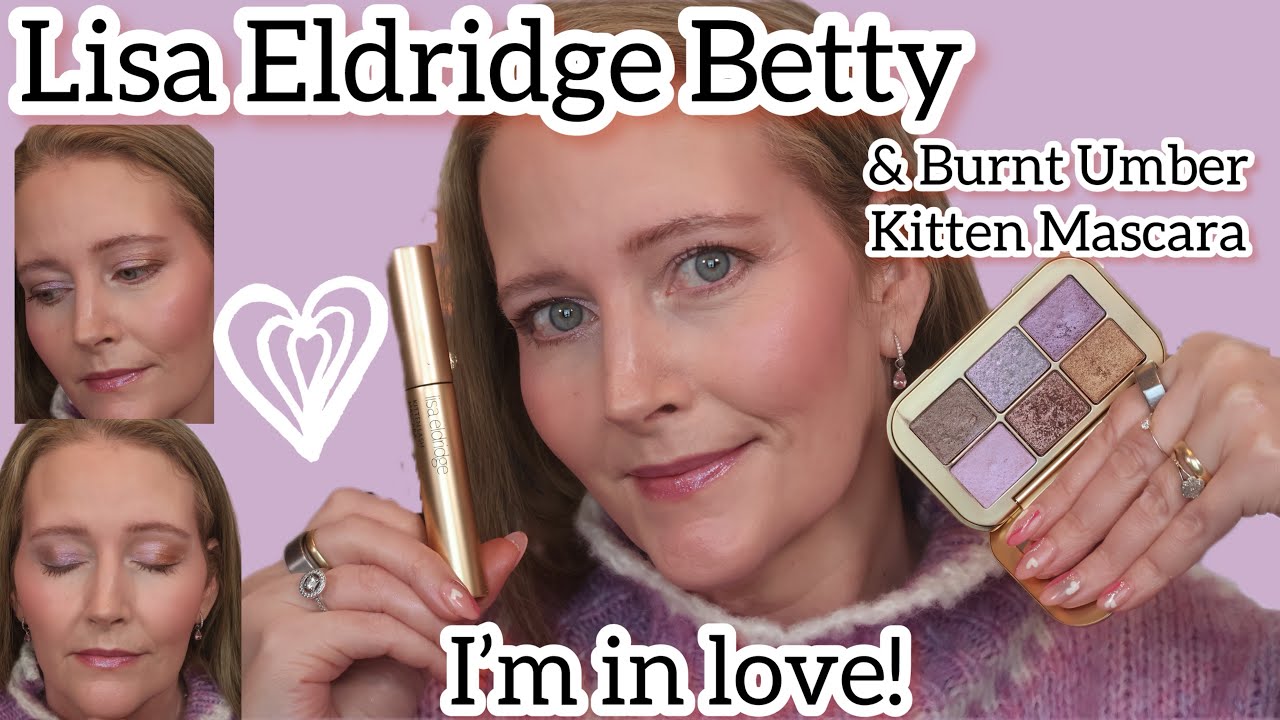 Новые тени для век Lisa Eldridge Betty и тушь Burnt Umber Kitten — весеннее и сиреневое совершенс...