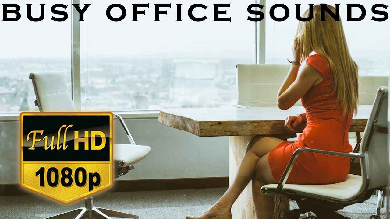 Busy office ambience sounds for remote work and study (2hrs)
