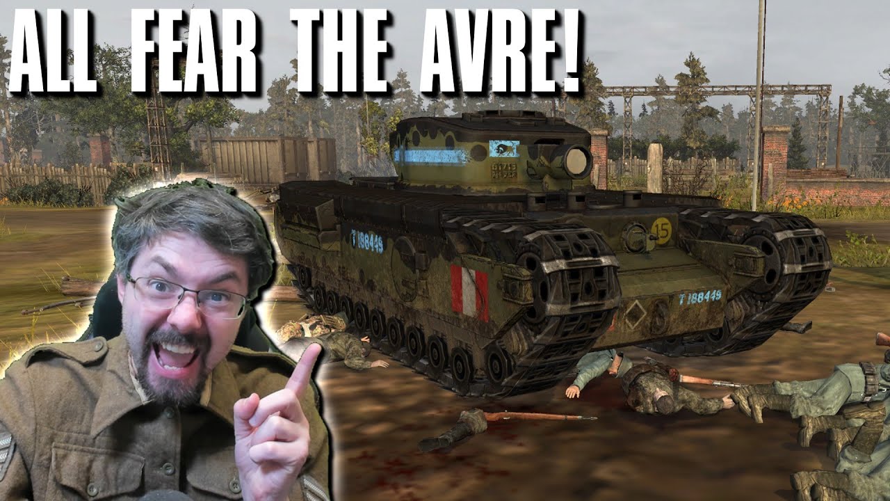 All Fear The AVRE! - 4v4 - Company of Heroes 2