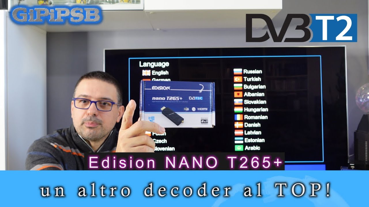 Decoder Edision Nano T265+ Nuovo Digitale Terrestre DVB-T2 - Ancora al TOP!!