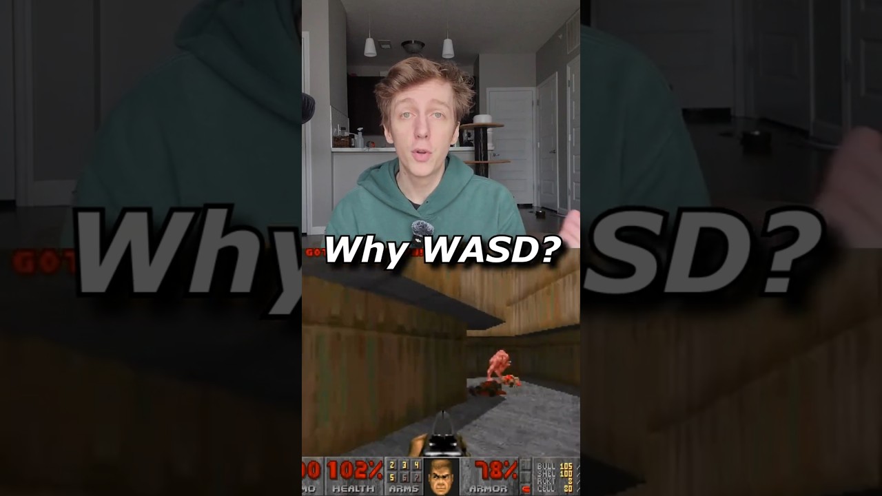 Почему мы используем клавиши WASD для передвижения?