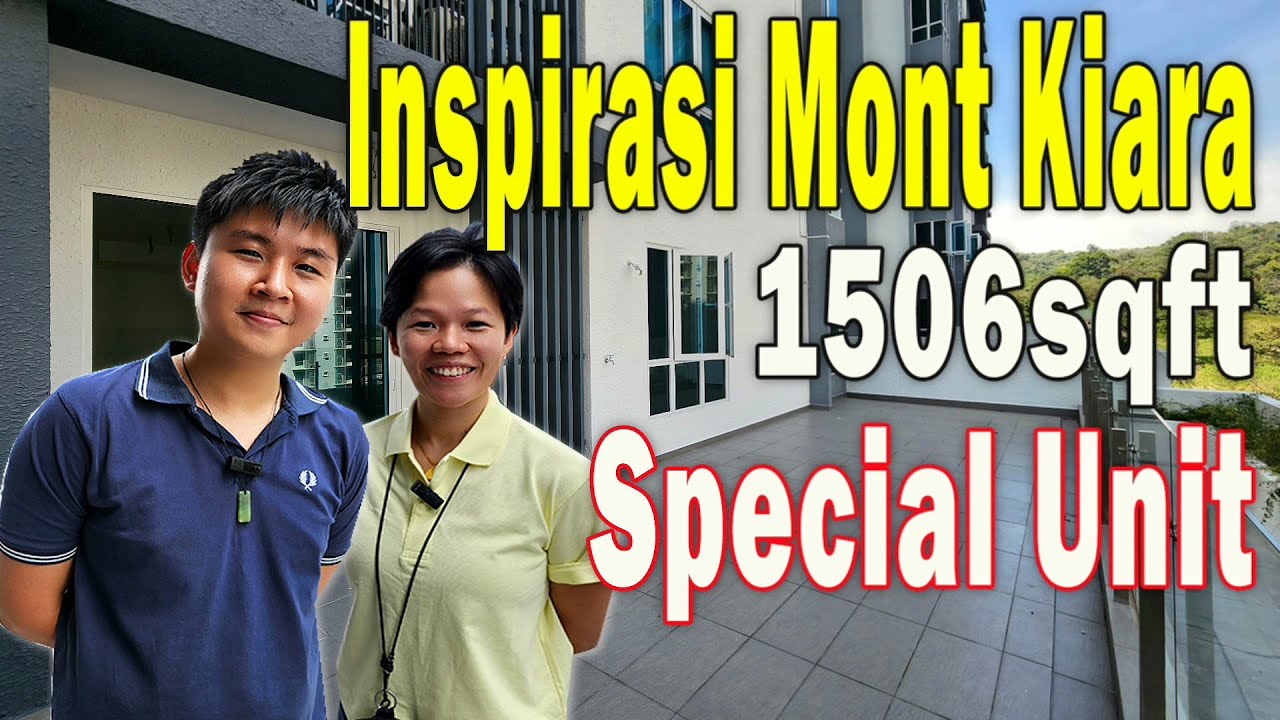 【完整讲解】Inspirasi Mont Kiara 1506sqft | 满家乐全新公寓 - 特别户型 (广东话介绍)