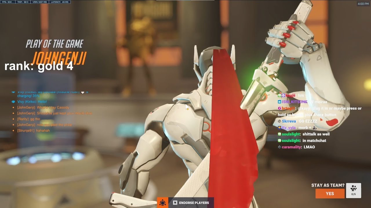 POTG! 50 ELIMS! 18K DMG! FASTEST GENJI IN THE WORLD! NECROS GENJI OVERWATCH 2 SEASON 11 GAMEPLAY