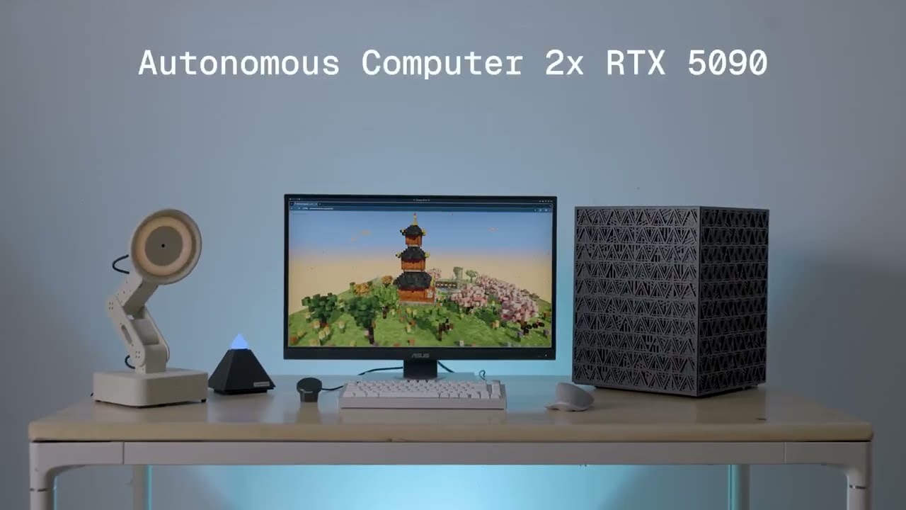 Local LLM in OpenCode on 2x RTX 5090 | Autonomous Computer
