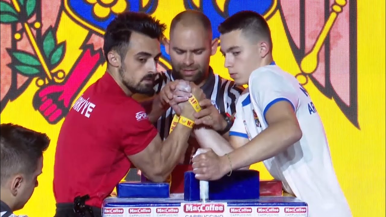 55 KG EUROPEAN ARMWRESTLING CHAMPIONSHIP FINALS 2023 Enes Talha AY