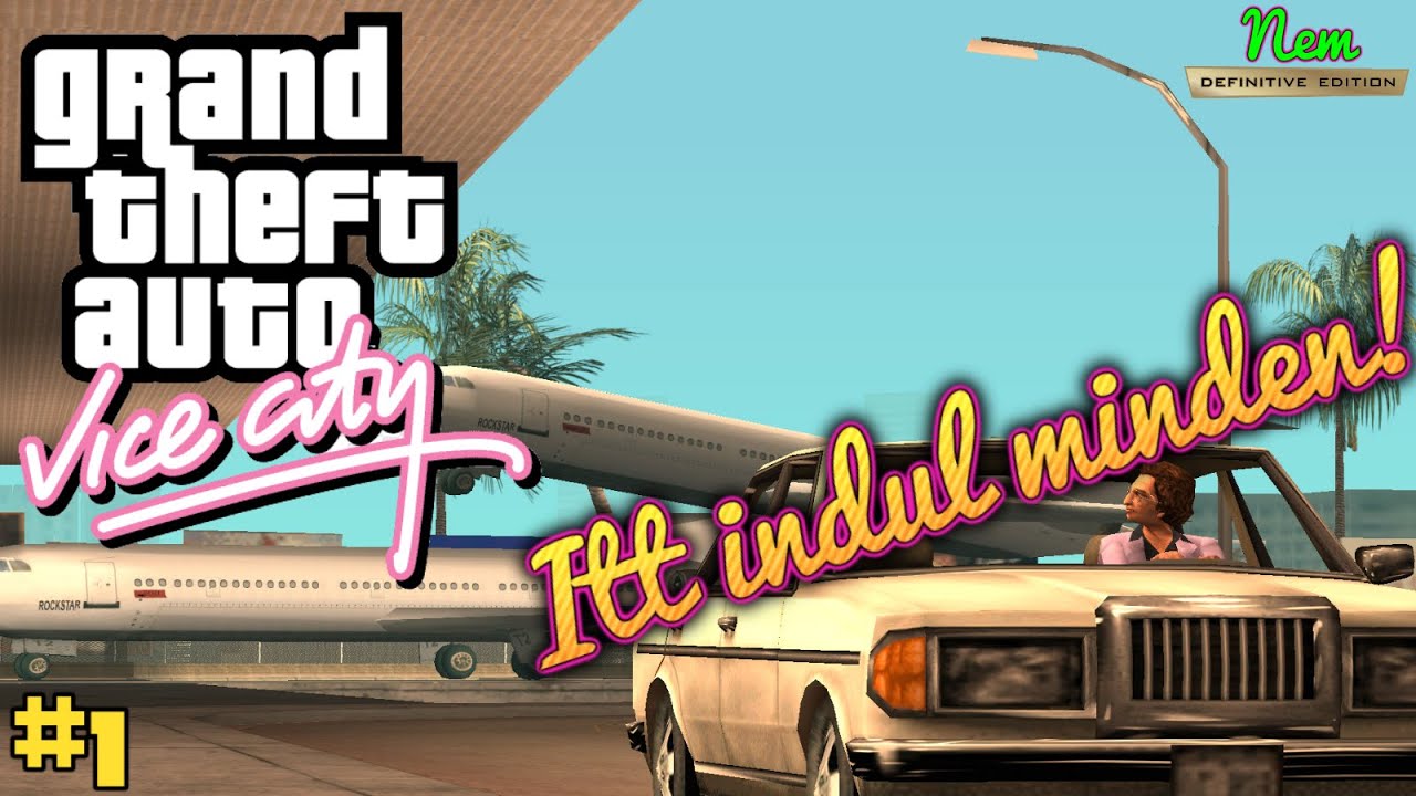 A Kezdet Kezdetén... 🌴 GTA Vice City Story Stream #1