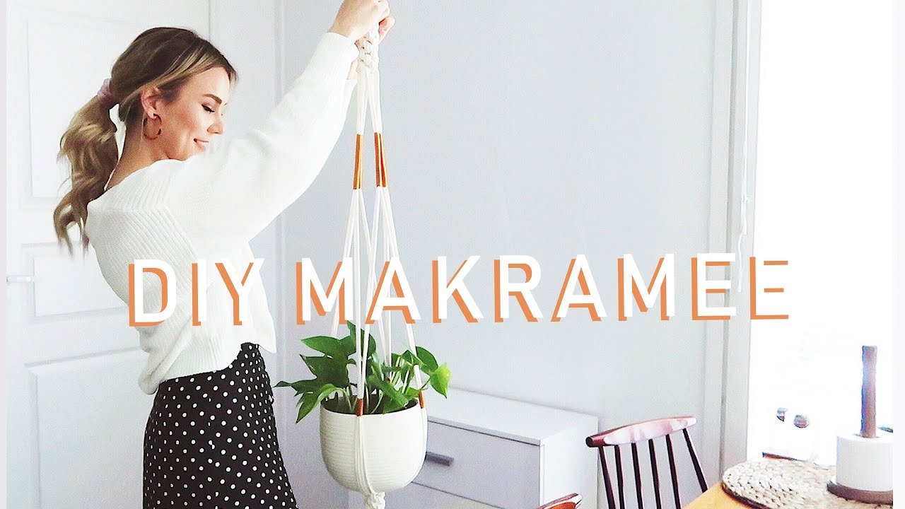 DIY MAKRAMEE-AMPPELI🌱