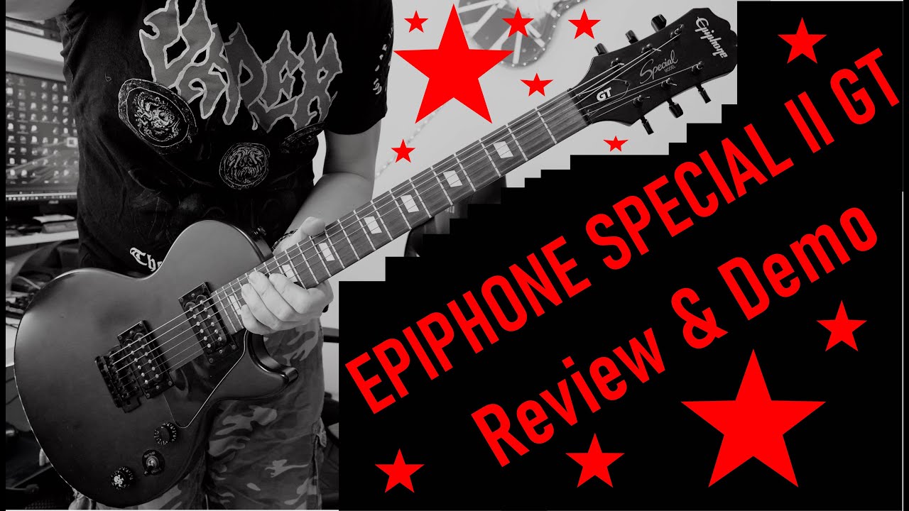 Tania gitara Epiphone Special II GT Review and Demo TEST
