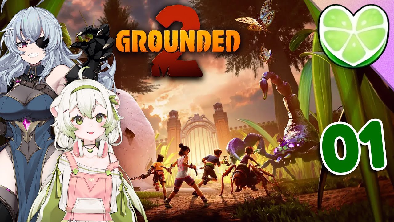 Honey, I shrunk the streamers! || Laimu, @GEEGA , @TomatoG & Boon play Grounded 2 (PART 1)