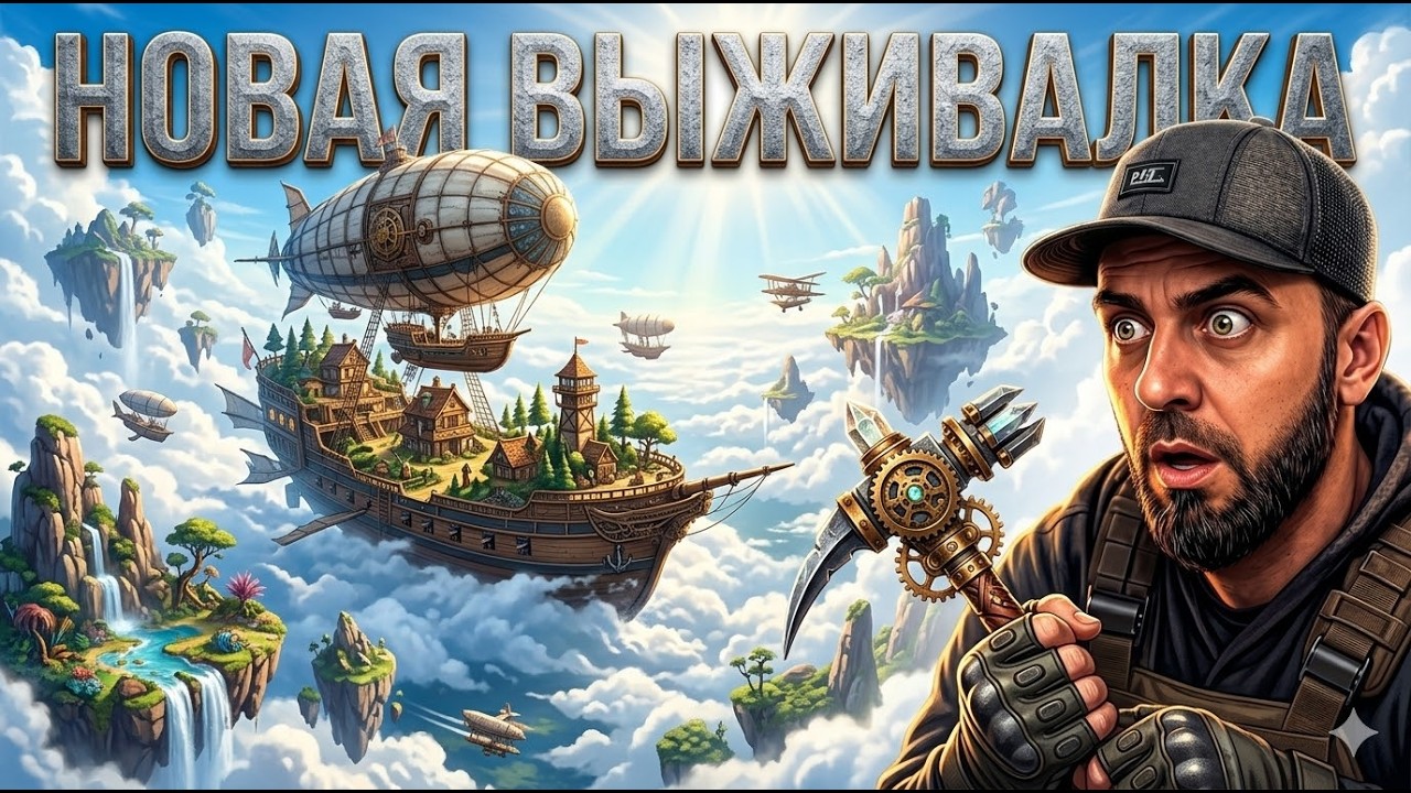 НОВАЯ ВЫЖИВАЛКА Everwind — ЛЕТАЮЩИЙ КОРАБЛЬ, ВЫЖИВАНИЕ В НЕБЕ и ПОЛНЫЙ ХАОС | Первый стрим