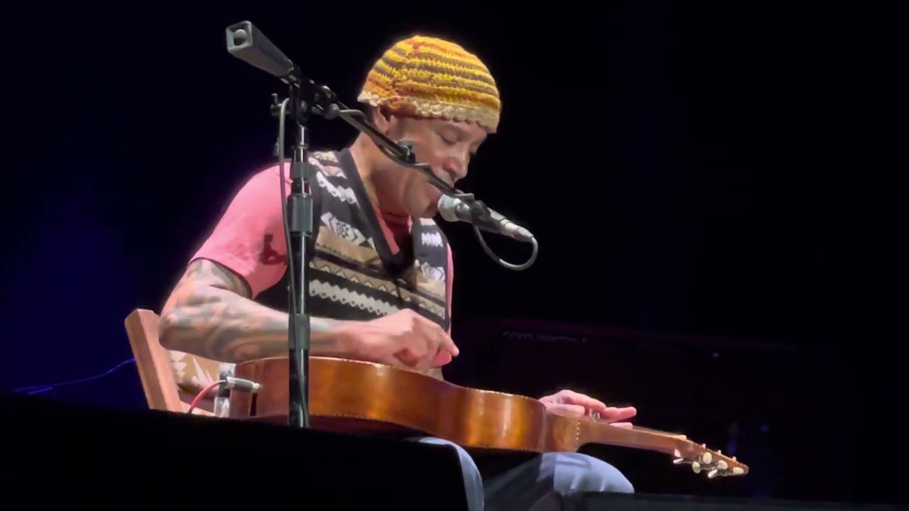 Ben Harper “Give A Man A Home” on slide guitar, Orpheum Theatre, Los Angeles 8/24/25