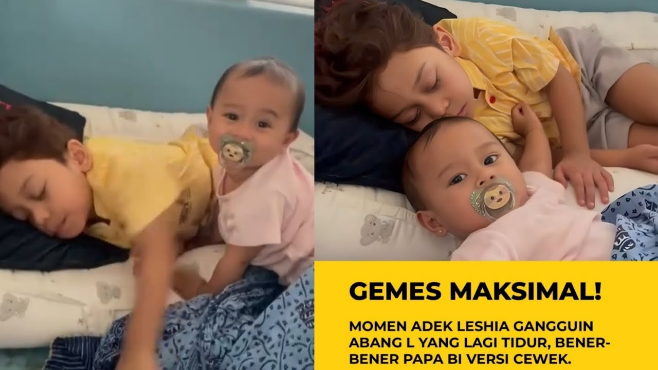 LIVE LESTI DAN RIZKY BILAR, GALFOK TETEH LESHIA GANGGUIN ABANG L TIDUR NIH GEMESNYA