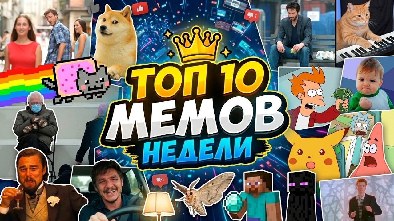 Топ 10 мемов. База.