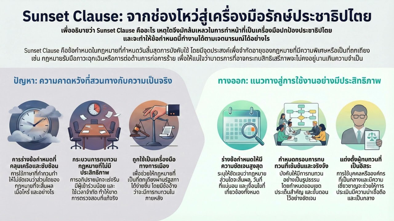 ทำไมกฎหมายชั่วคราวจึงไม่ยอมหมดอายุ