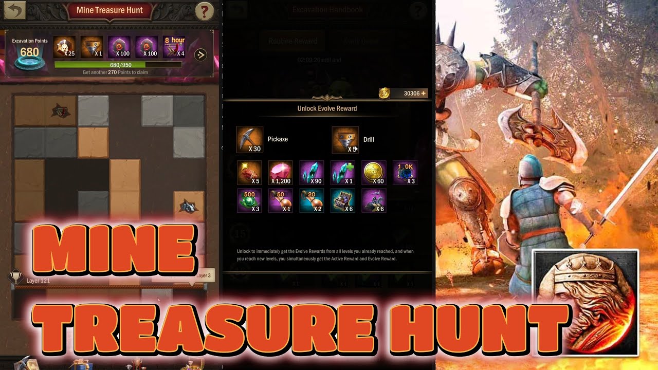War and order : Mine Treasure Hunt !