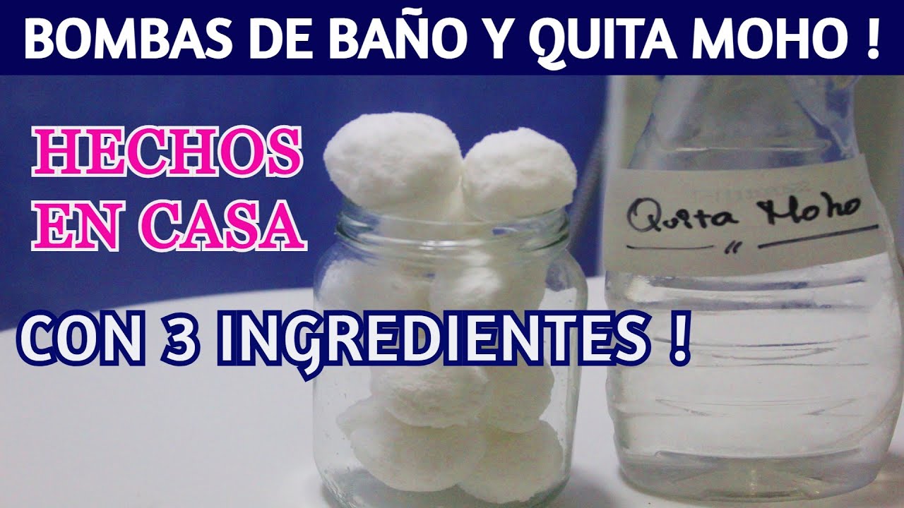 🌺 Tu BAÑO sin SARRO ,CAL y MOHO  / Cómo hacer BOMBAS DE BAÑO  y QUITA MOHO !