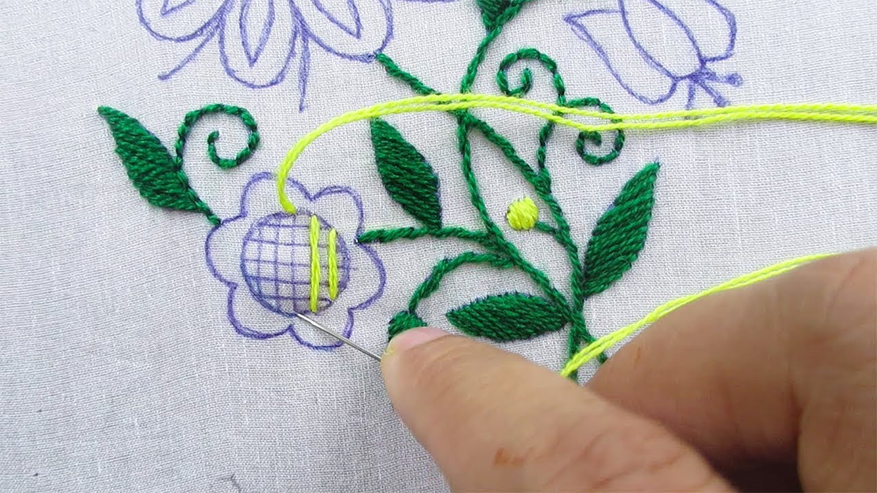 hand embroidery,latest flower embroidery design,varieties flower embroidery stitch