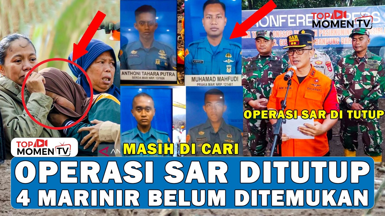 Operasi SAR Longsor Cisarua Ditutup: 101 Korban Ditemukan, 20 Masih Tertimbun Termasuk 4 Marinir