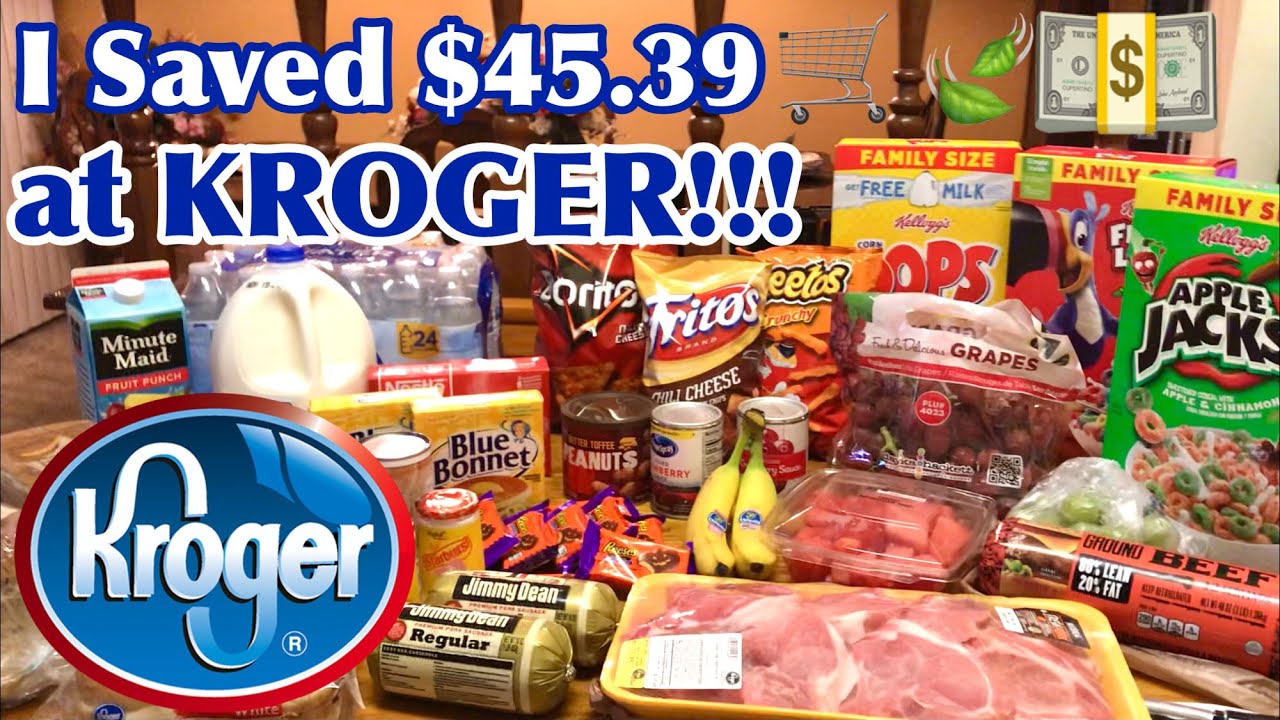 I SAVED $45.39 ON SMALL KROGER MEGA EVENT HAUL! Get To Kroger FAST!🚗💨🛒