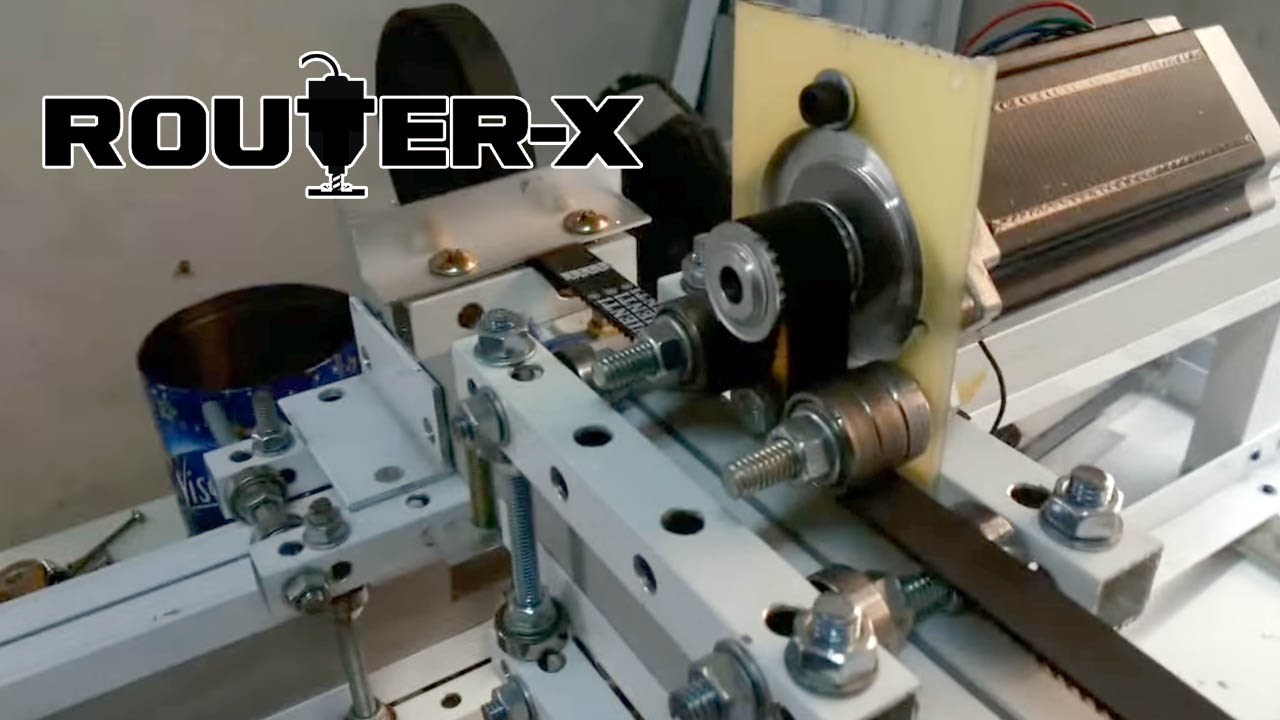 Router-X - Parte 4 - Testes com correia dentada (Tests with toothed belt)