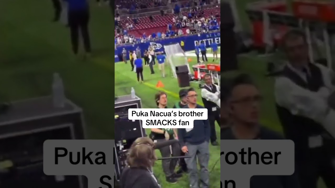 Older brother of LA Rams star receiver Puka Nacua was seen on video slapping a fan