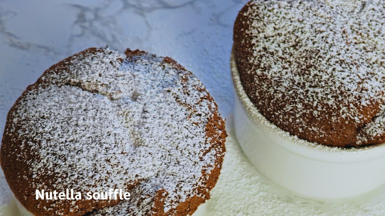 4 ingredient Nutella souffle | Easy and delicious