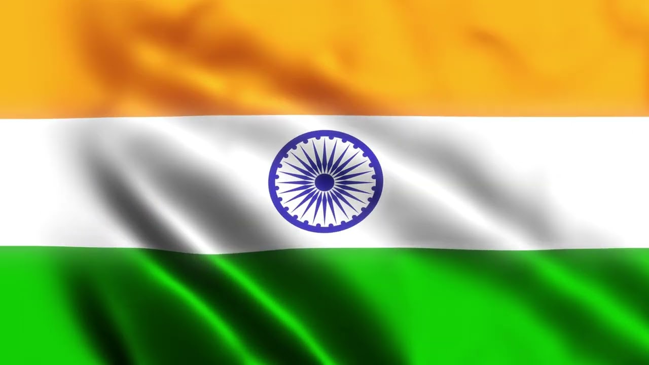 #indian flag wave 4K background