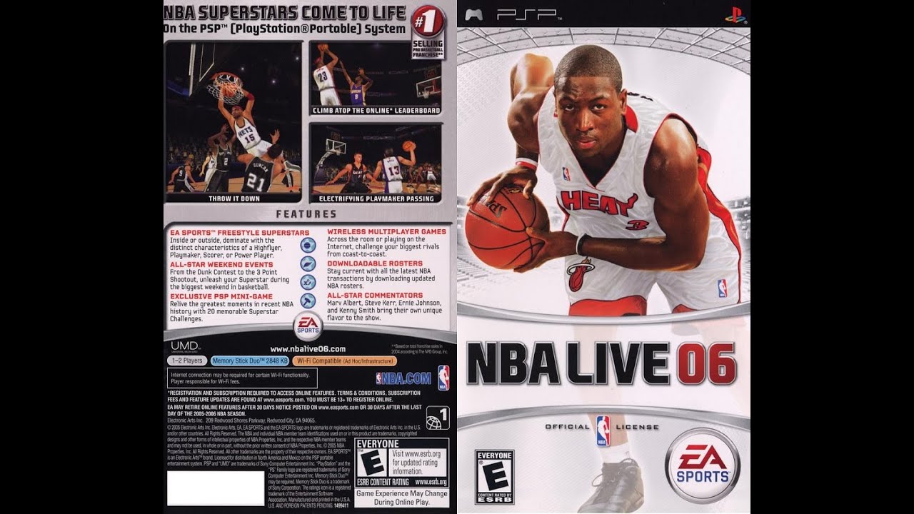 NBA Live 06 (PlayStation Portable) - Detroit Pistons at San Antonio Spurs