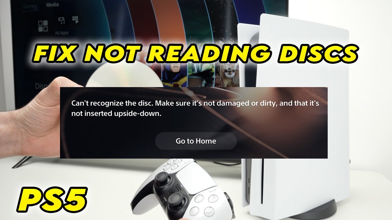 PS5 : How to Fix If Not Reading Discs