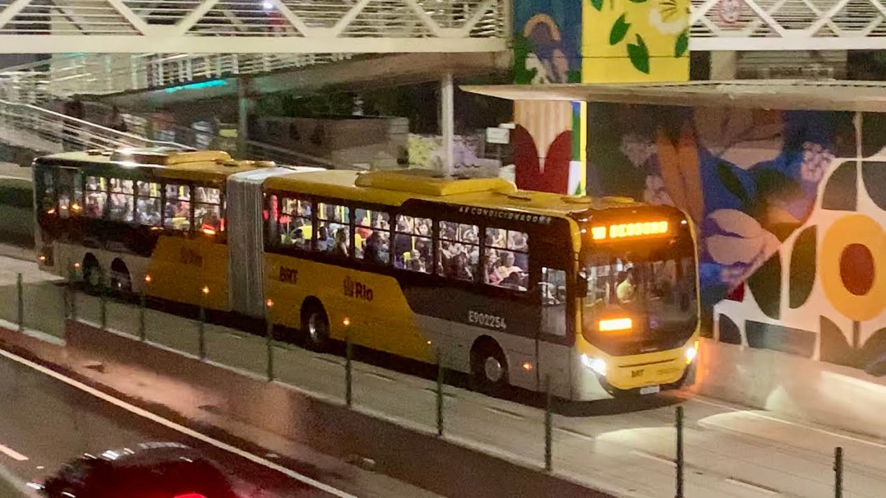 BRT Transbrasil e TIG no horário de pico