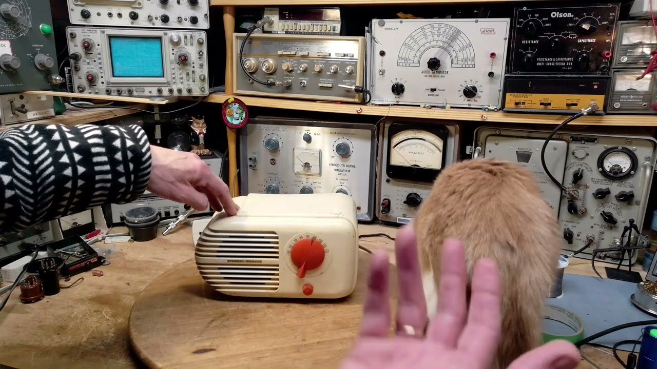 1939 Canadian Stewart Warner R 435 Tube Radio Video #1 - Checkout